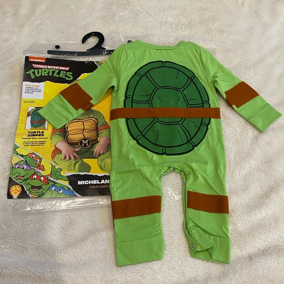 Rubies X Nickelodeon Teenage Mutant Ninja Turtles Infant Costume Sz 6-12 Mos NWT - Picture 2 of 11